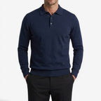 Jorvalore | Men's Warm Button-Up Knit Jumper Long Sleeve Collared
