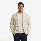 Jorvalore | Men's Warm Cable Knit Cardigan for Autumn & Winter