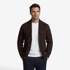 Jorvalore | Men's Warm Cable Knit Cardigan for Autumn & Winter
