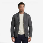Jorvalore | Men's Warm Cable Knit Cardigan for Autumn & Winter