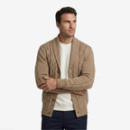 Jorvalore | Men's Warm Cable Knit Cardigan for Autumn & Winter
