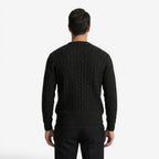 Jorvalore | Men's Warm Cable Knit Crew Neck Jumper