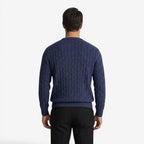 Jorvalore | Men's Warm Cable Knit Crew Neck Jumper