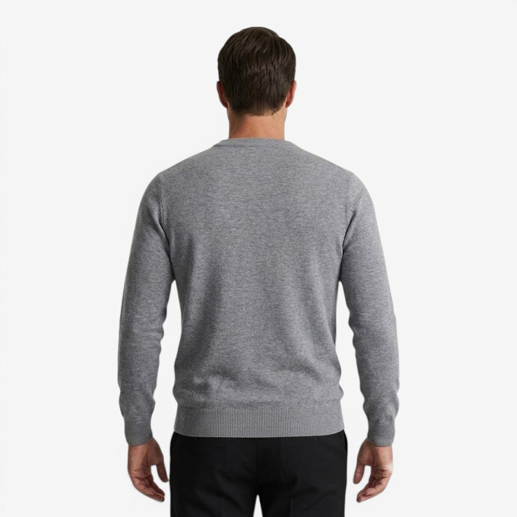 Jorvalore | Men's Warm Crew Neck Knit Jumper for Everyday Comfort