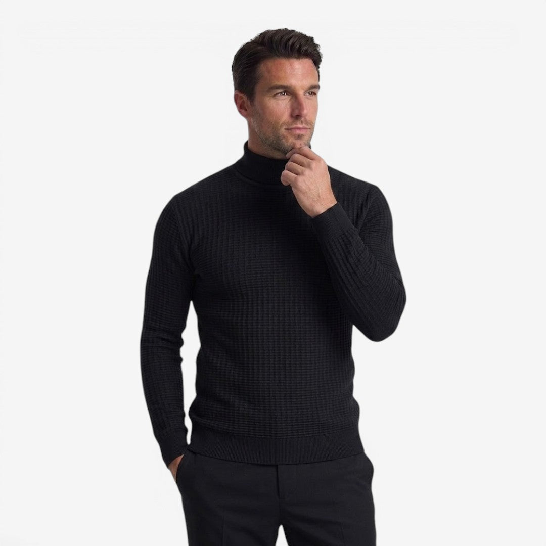 Jorvalore | Men's Warm High Neck Jumper for Winter