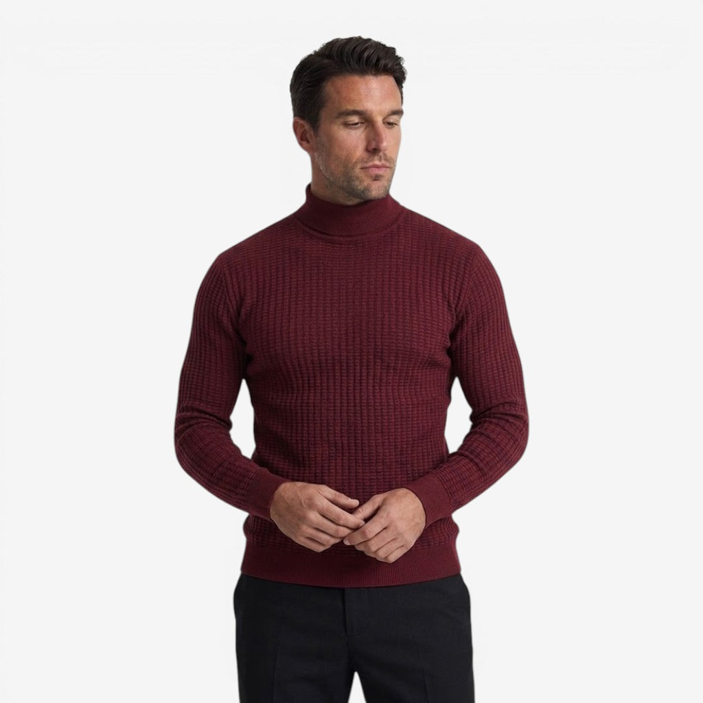 Jorvalore | Men's Warm High Neck Jumper for Winter