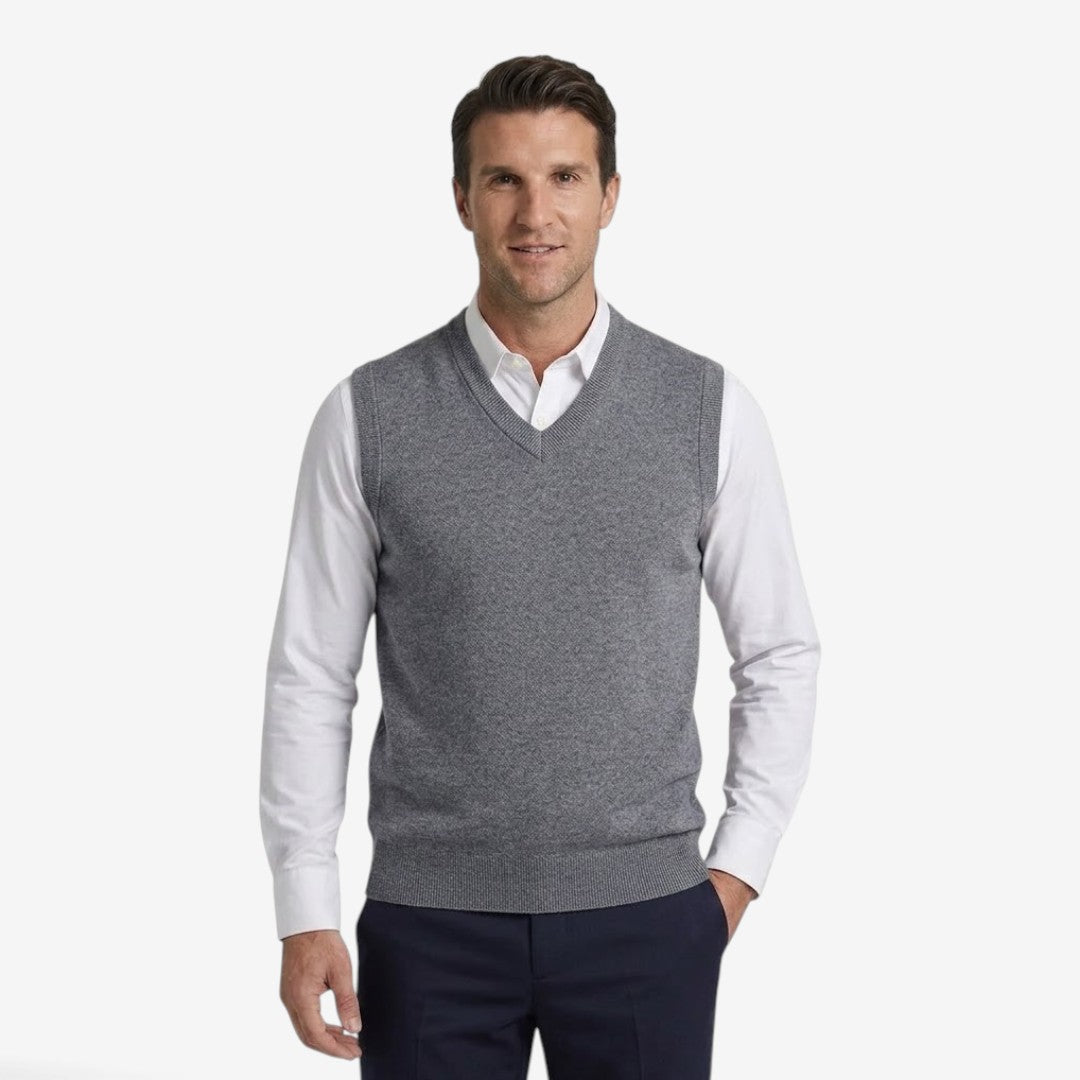 Jorvalore | Men's Warm Knit Slipover for Smart Casual Layering