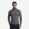 Jorvalore | Men’s Warm Knit Turtleneck Jumper Slim Fit for Winter