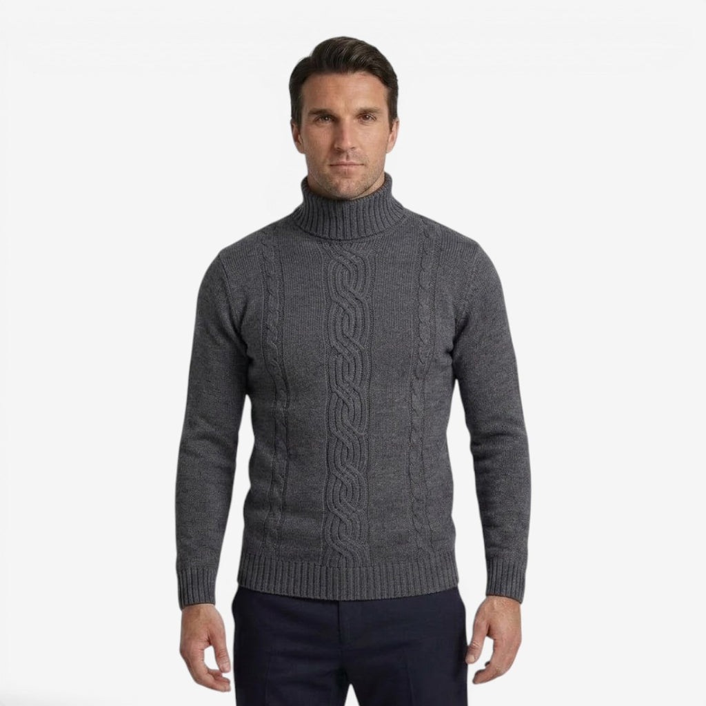 Jorvalore | Men's Warm Knit Turtleneck Jumper for Autumn & Winter