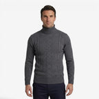 Jorvalore | Men's Warm Knit Turtleneck Jumper for Autumn & Winter