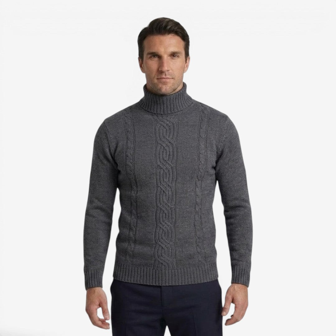 Jorvalore | Men's Warm Knit Turtleneck Jumper for Autumn & Winter