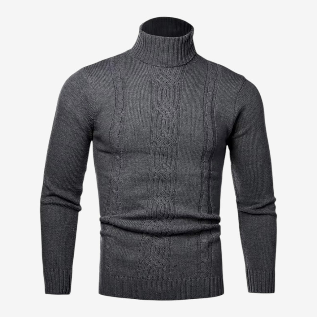 Jorvalore | Men's Warm Knit Turtleneck Jumper for Autumn & Winter