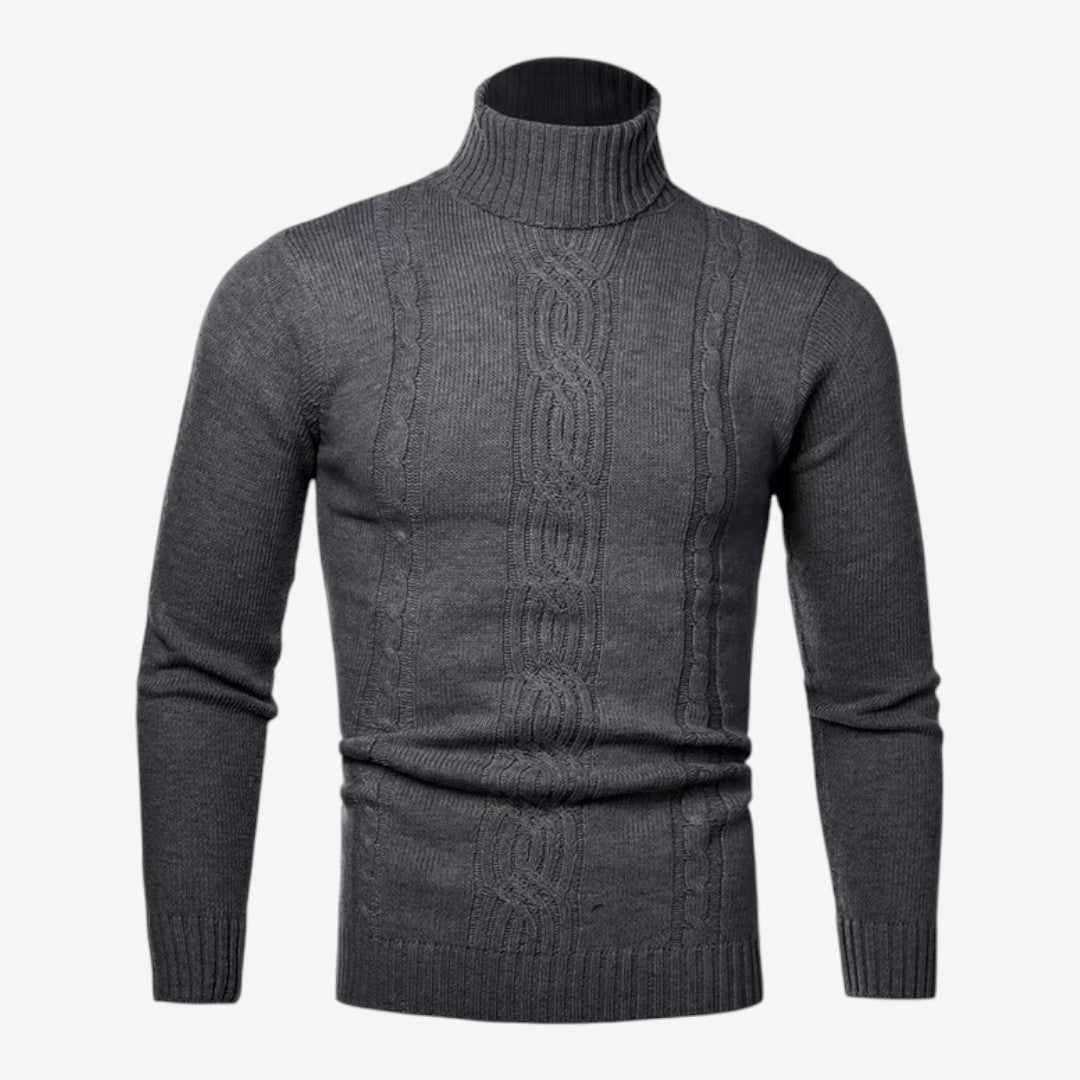 Jorvalore | Men's Warm Knit Turtleneck Jumper for Autumn & Winter