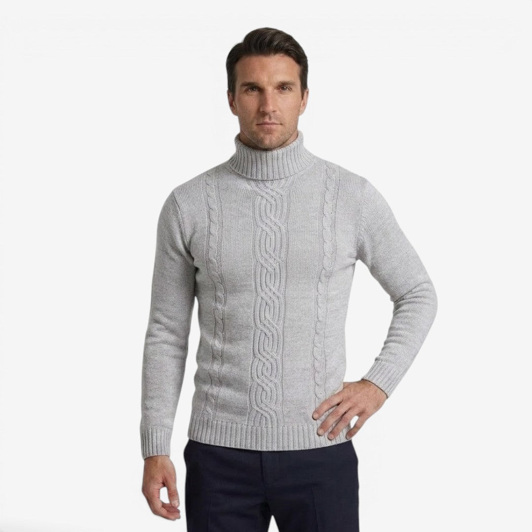 Jorvalore | Men's Warm Knit Turtleneck Jumper for Autumn & Winter