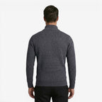 Jorvalore | Men's Warm Quarter Zip Jacquard Jumper Classic Knit