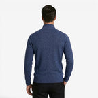 Jorvalore | Men's Warm Quarter Zip Jacquard Jumper Classic Knit