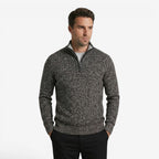 Jorvalore | Men's Warm Quarter Zip Knit Jumper for Fall and Winter