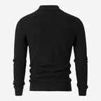 Jorvalore | Men's Warm Quarter Zip Knit Jumper with Stretch Comfort