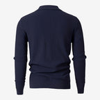 Jorvalore | Men's Warm Quarter Zip Knit Jumper with Stretch Comfort