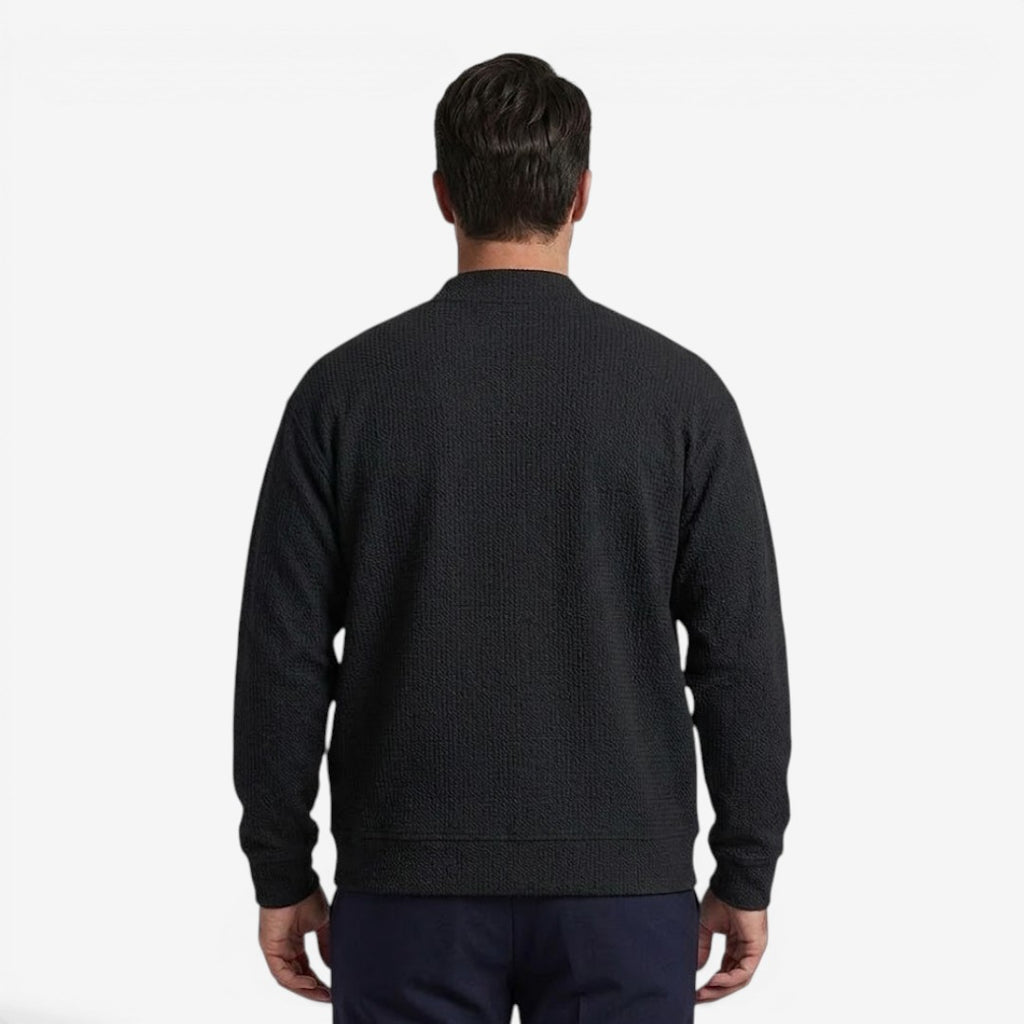 Jorvalore | Men's Zip-Up Knit Cardigan with Pockets for Everyday Comfort