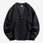 Jorvalore | Men's Zip-Up Knit Cardigan with Pockets for Everyday Comfort