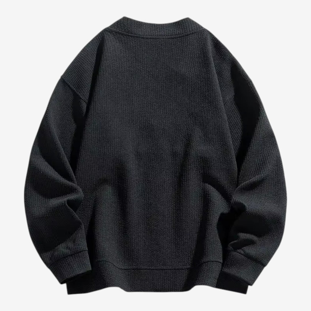 Jorvalore | Men's Zip-Up Knit Cardigan with Pockets for Everyday Comfort
