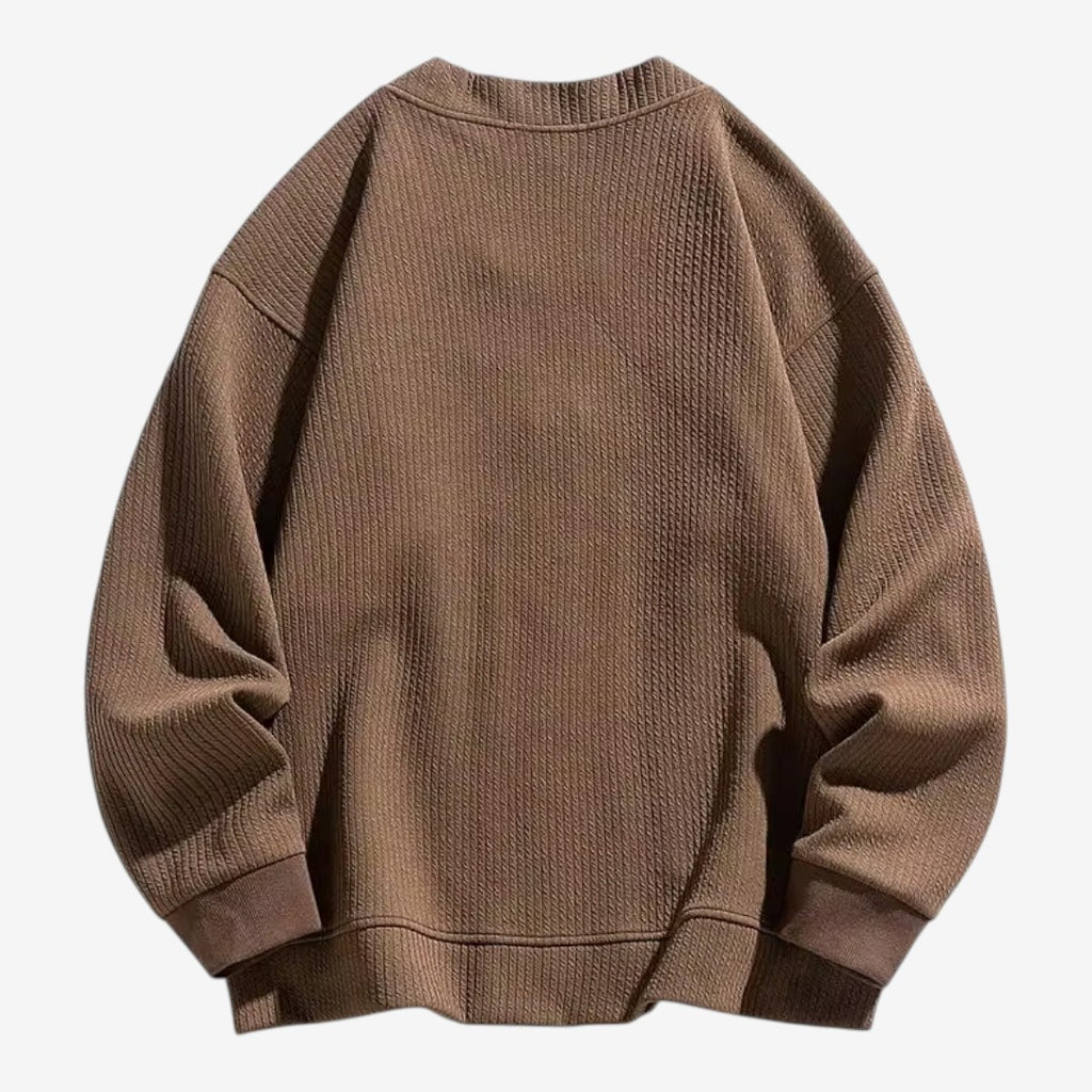 Jorvalore | Men's Zip-Up Knit Cardigan with Pockets for Everyday Comfort