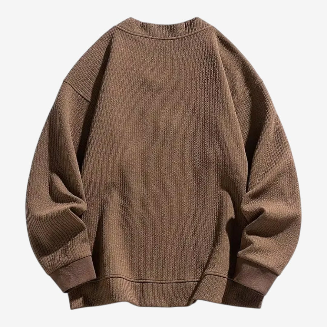 Jorvalore | Men's Zip-Up Knit Cardigan with Pockets for Everyday Comfort