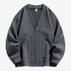 Jorvalore | Men's Zip-Up Knit Cardigan with Pockets for Everyday Comfort