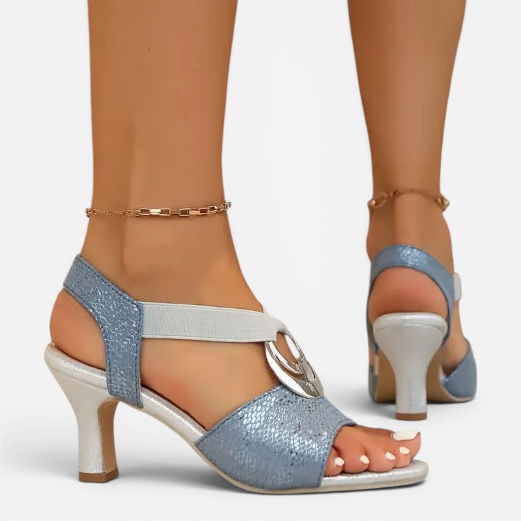 Jorvalore | Women's Comfortable Block Heel Sandals for Weddings and Events