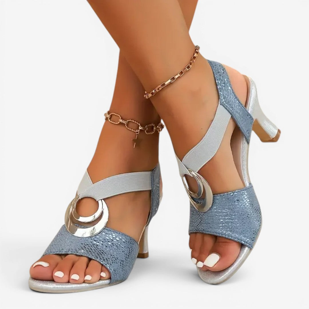 Jorvalore | Women's Comfortable Block Heel Sandals for Weddings and Events