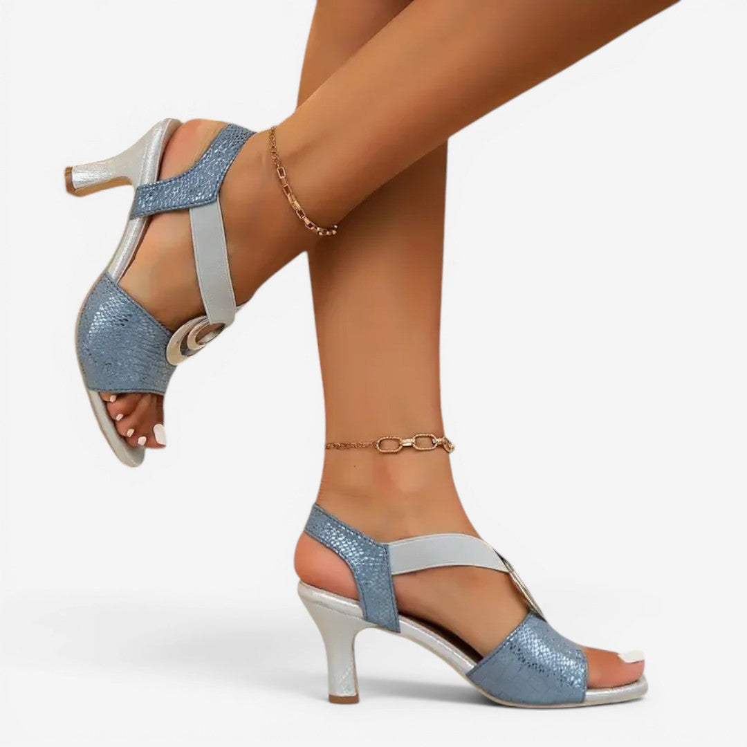 Jorvalore | Women's Comfortable Block Heel Sandals for Weddings and Events