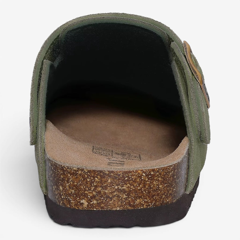 Jorvalore | Women's Comfortable Suede Clogs Adjustable Buckle Sandals