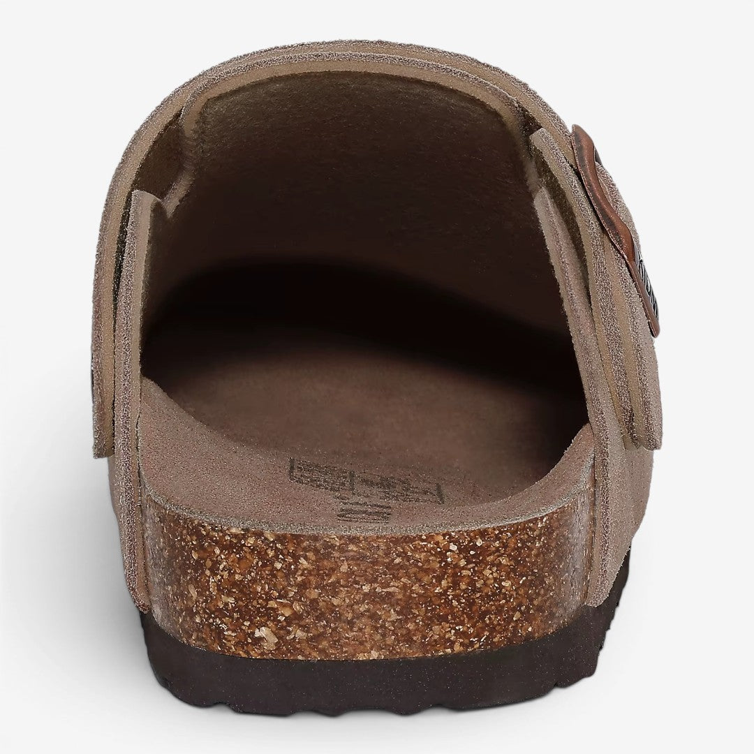 Jorvalore | Women's Comfortable Suede Clogs Adjustable Buckle Sandals