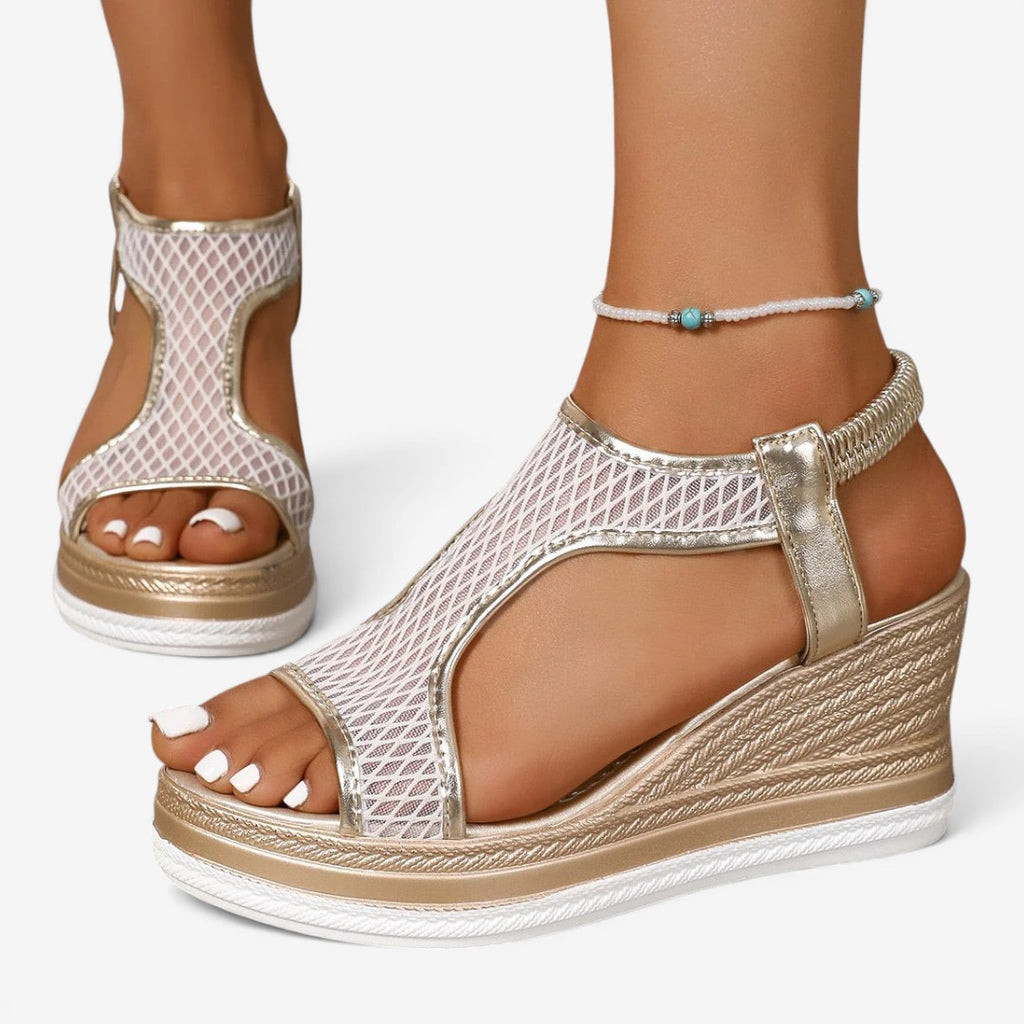 Jorvalore | Women's Ergonomic Mesh Heels Summer Comfort