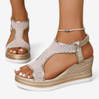 Jorvalore | Women's Ergonomic Mesh Heels Summer Comfort