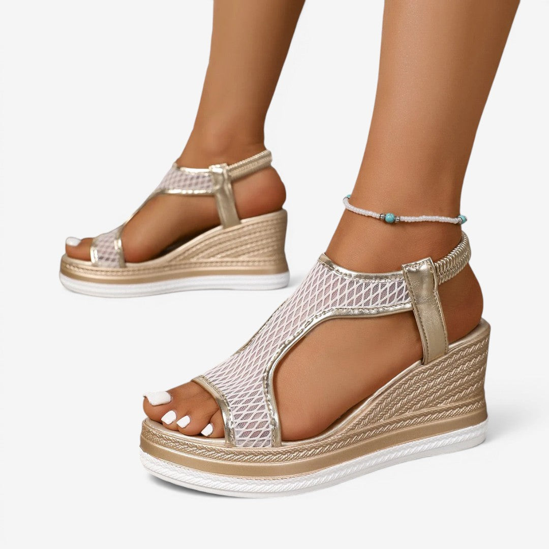 Jorvalore | Women's Ergonomic Mesh Heels Summer Comfort