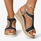 Jorvalore | Women's Ergonomic Mesh Heels Summer Comfort