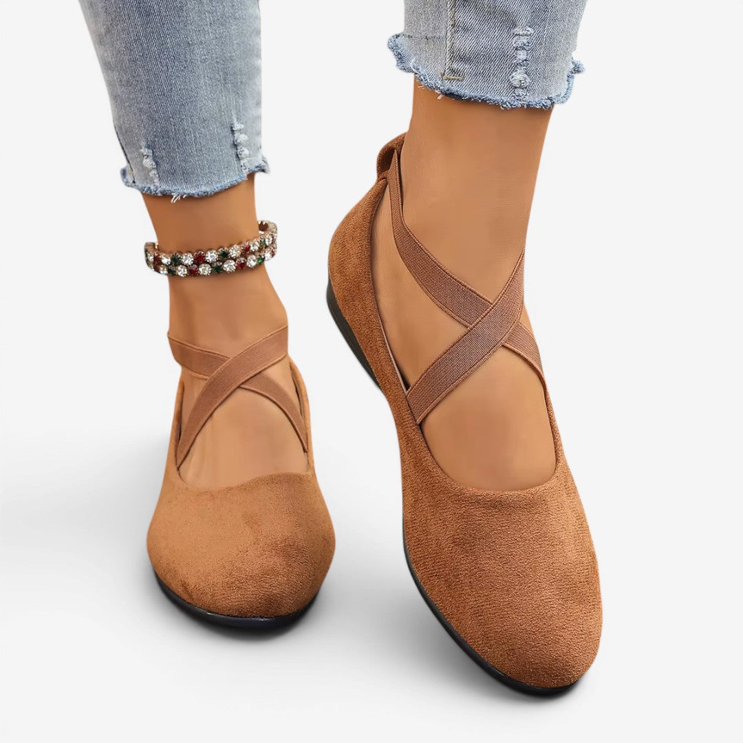Jorvalore | Women’s Orthopedic Loafers Cross Strap Comfort Summer Shoes