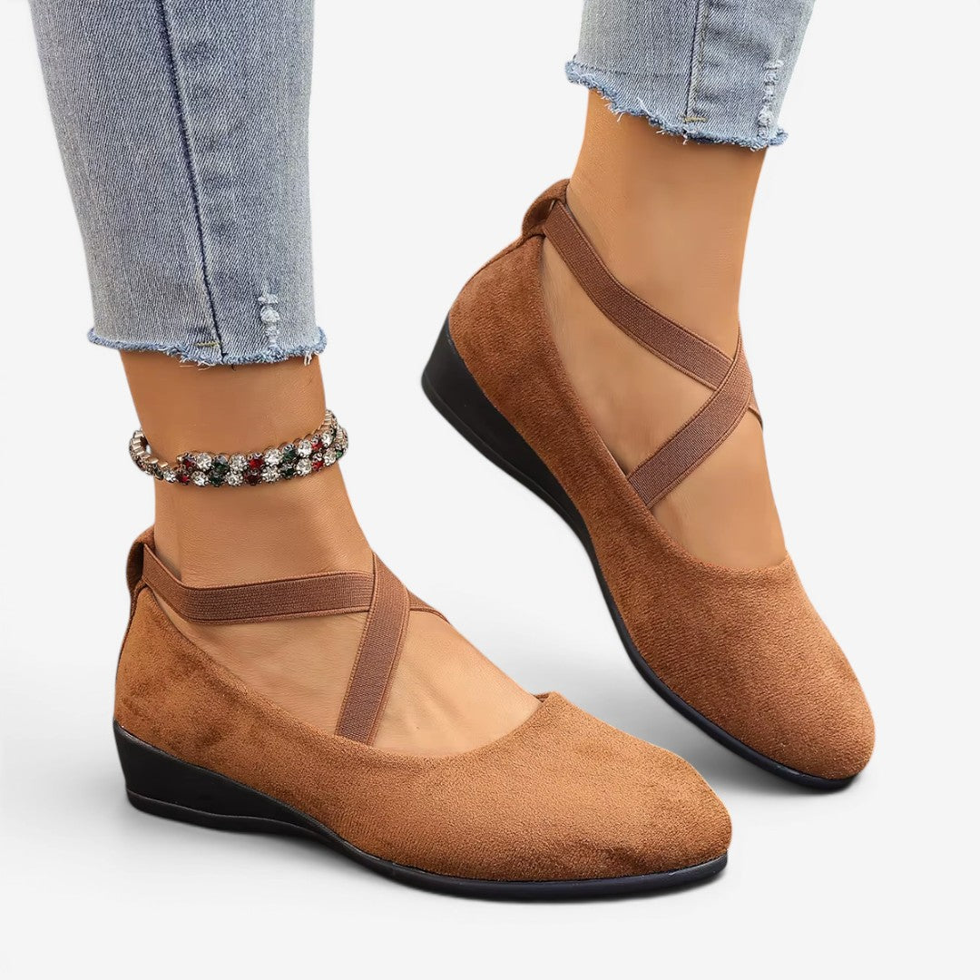 Jorvalore | Women’s Orthopedic Loafers Cross Strap Comfort Summer Shoes