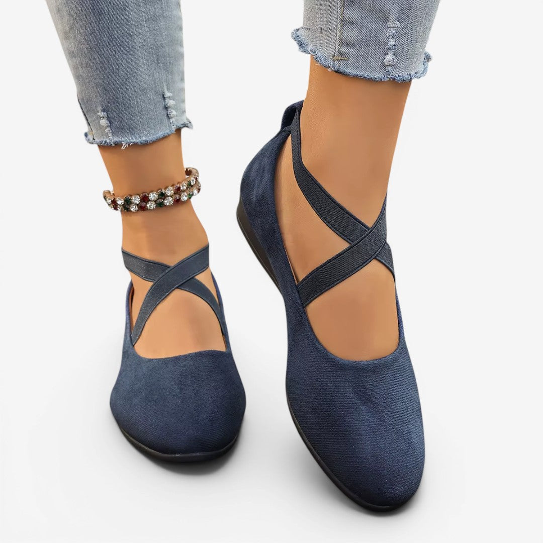 Jorvalore | Women’s Orthopedic Loafers Cross Strap Comfort Summer Shoes