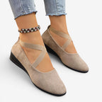 Jorvalore | Women’s Orthopedic Loafers Cross Strap Comfort Summer Shoes