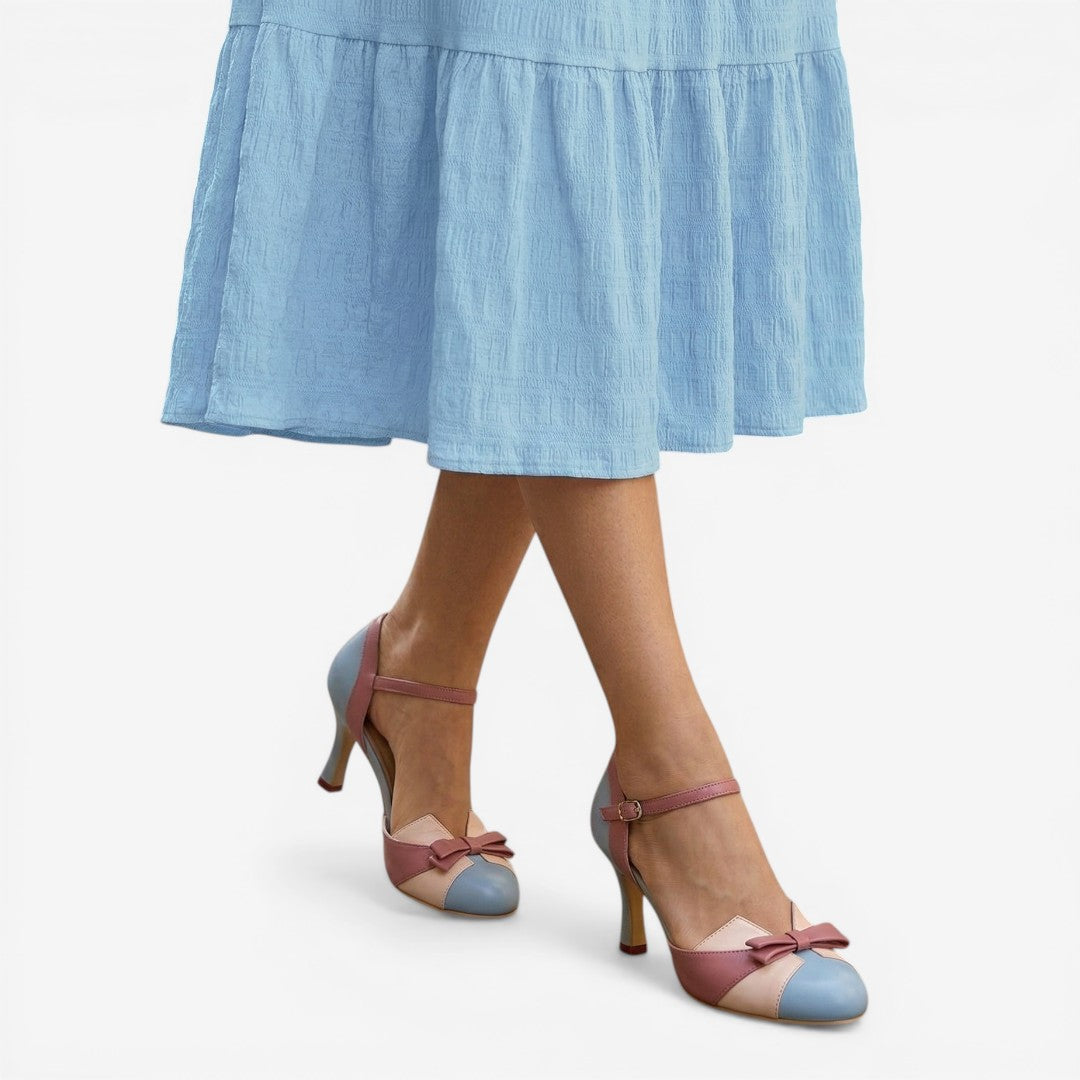 Jorvalore | Women’s Supportive Heels for Walking Cushioned Summer Pumps