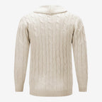 Jorvalore | Men's Cable Knit Button Cardigan for Autumn & Winter
