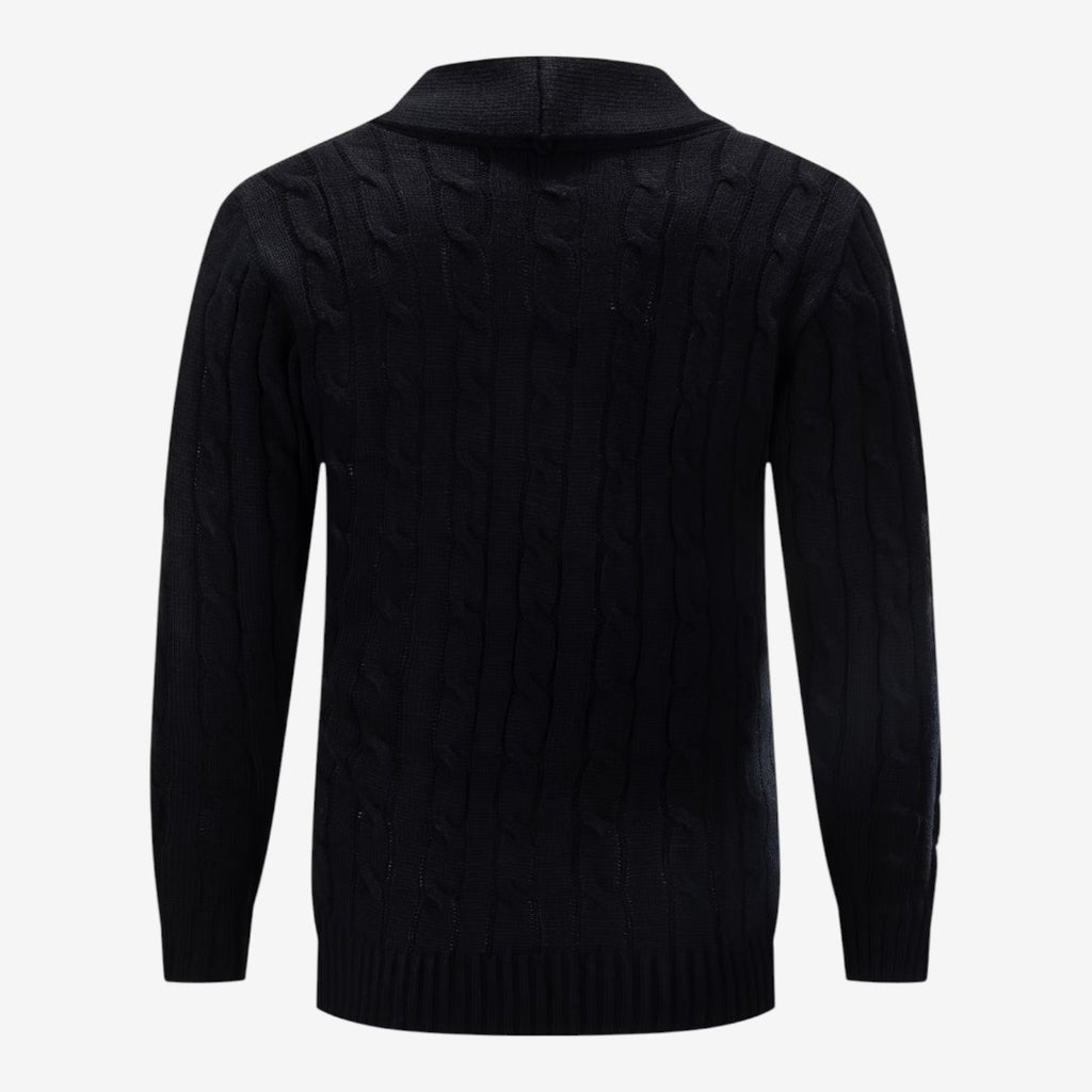 Jorvalore | Men's Cable Knit Button Cardigan for Autumn & Winter