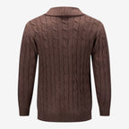 Jorvalore | Men's Cable Knit Button Cardigan for Autumn & Winter