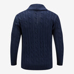 Jorvalore | Men's Cable Knit Button Cardigan for Autumn & Winter