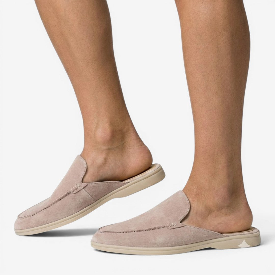 Jorvalore | Men's Casual Backless Loafers Suede Mule Shoes for Summer
