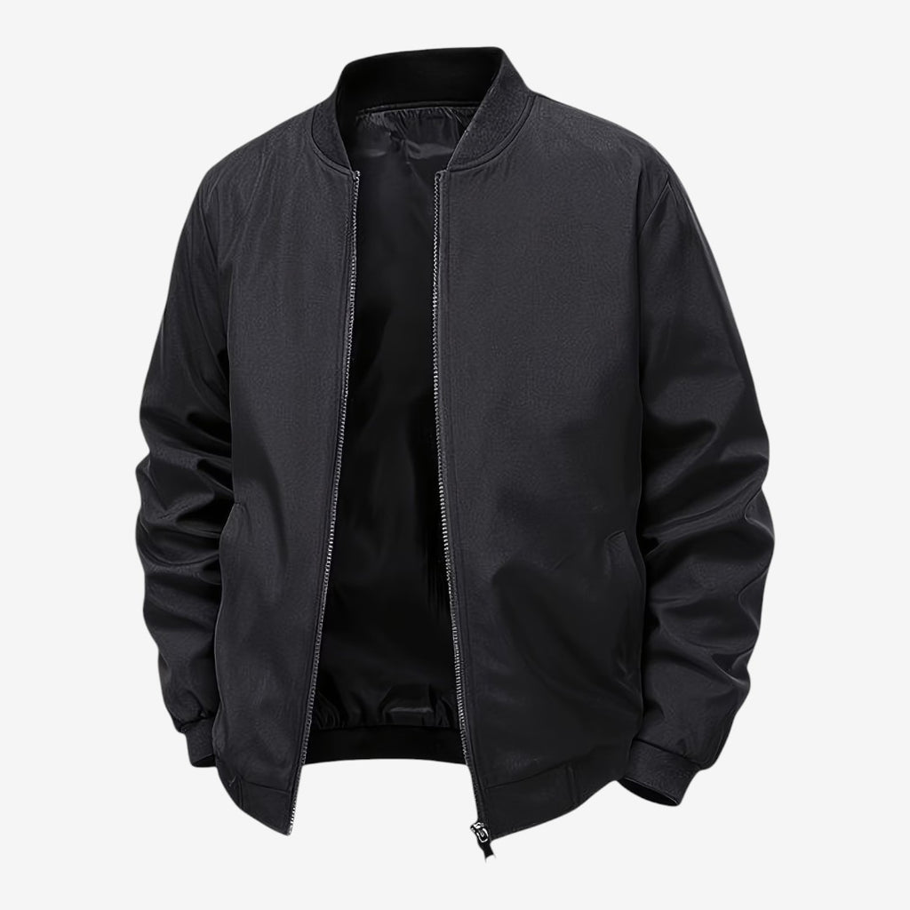 Jorvalore | Men’s Casual Bomber Jacket Baseball Collar Zip Up