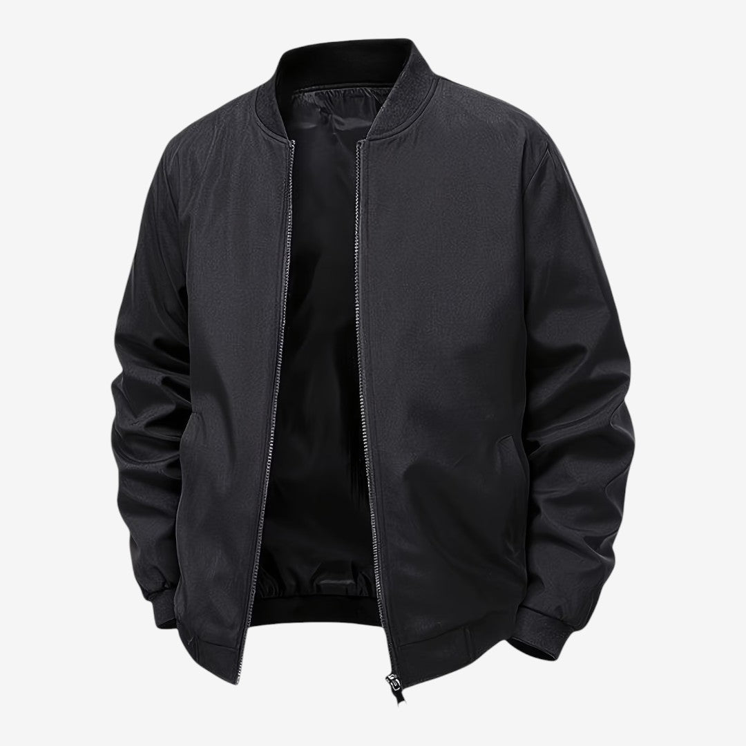 Jorvalore | Men’s Casual Bomber Jacket Baseball Collar Zip Up